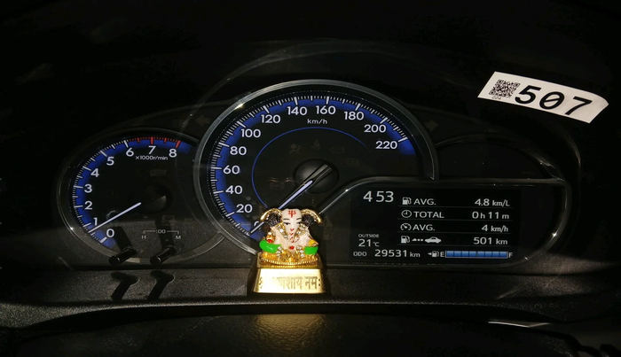 2020 Toyota YARIS V MT, Petrol, Manual, 29,531 km, interior