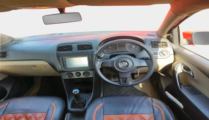 2011 Volkswagen Polo TRENDLINE 1.2L PETROL, Petrol, Manual, 1,32,643 km, interior