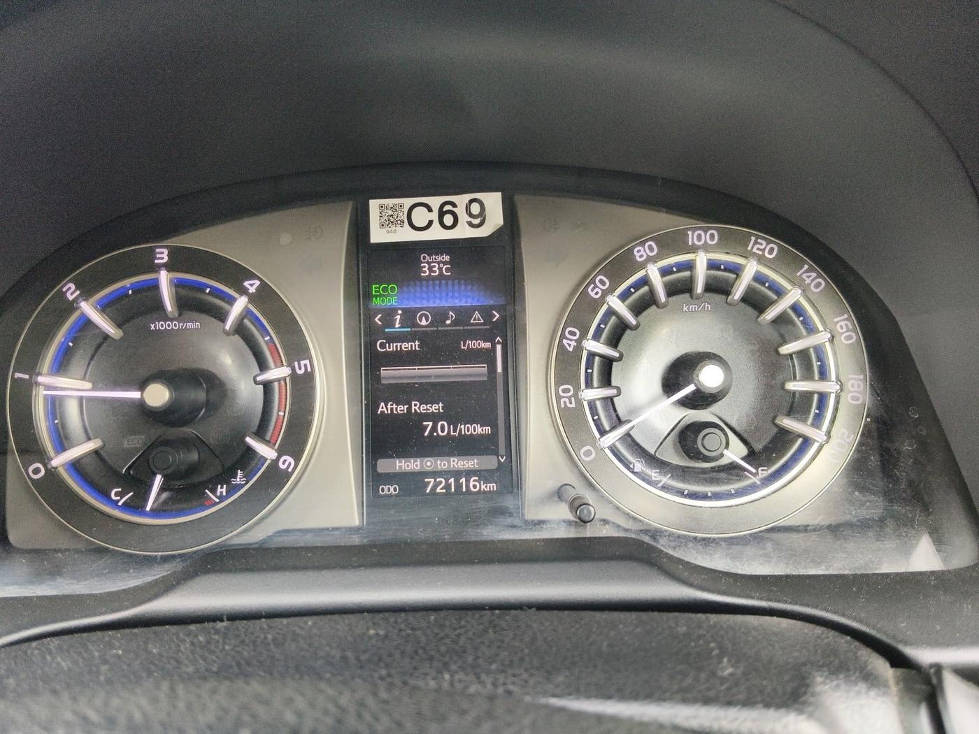 2018 Toyota Innova Crysta 2.4 VX 7 STR, Diesel, Manual, 72,116 km, interior