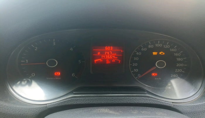 2012 Volkswagen Polo COMFORTLINE 1.2L, Diesel, Manual, 1,43,664 km, interior