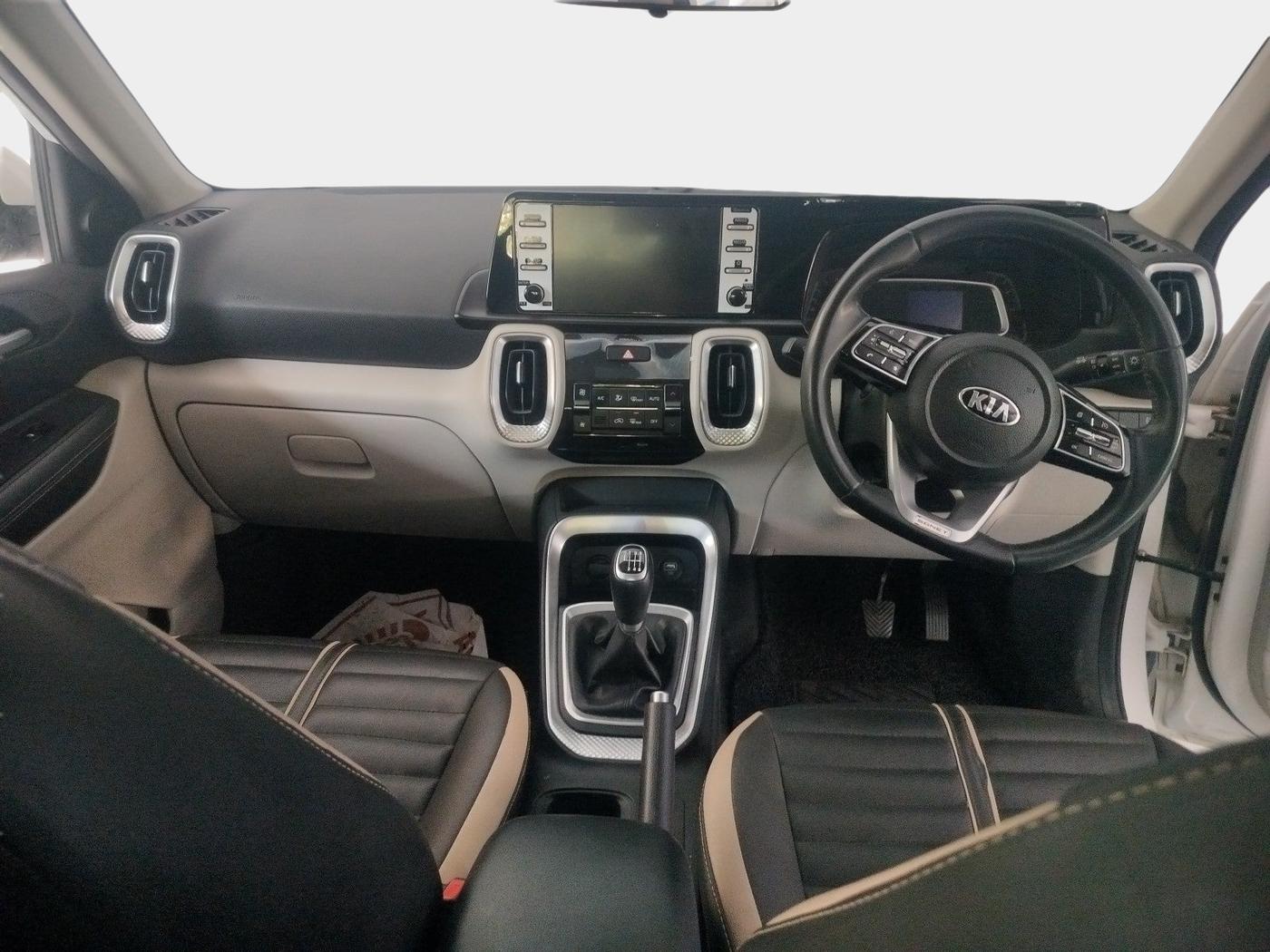 2020 KIA SONET HTX 1.0 IMT, Petrol, Manual, 35,418 km, interior