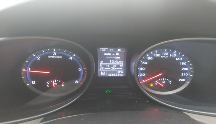 2015 Hyundai Santa Fe 2 WD AT, Diesel, Automatic, 1,23,623 km, interior