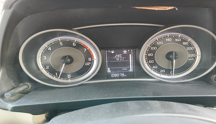 2022 Maruti Dzire ZXI CNG, Petrol, Manual, 1,08,079 km, interior