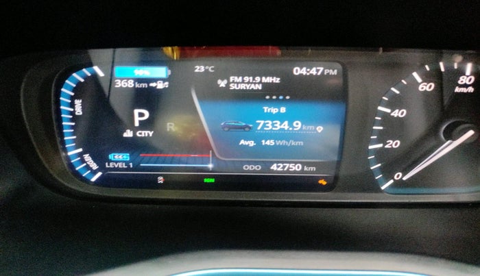 2023 Tata NEXON EV XZ PLUS LUX, Electric, Automatic, 42,750 km, interior