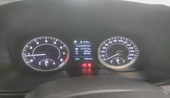 2020 Hyundai VENUE SX PLUS 1.0 TURBO DCT, Petrol, Automatic, 75,414 km, interior