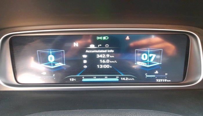 2021 Hyundai ALCAZAR 1.5 SIGNATURE (O) AT 6STR DUAL TONE, Diesel, Automatic, 72,719 km, interior