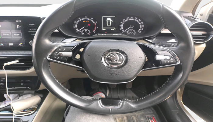 2022 Skoda SLAVIA AMBITION 1.0L TSI MT, Petrol, Manual, 48,063 km, interior