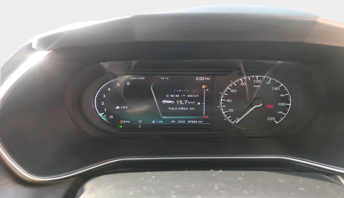 2021 Tata Harrier XZ PLUS 2.0L, Diesel, Manual, 87,424 km, interior