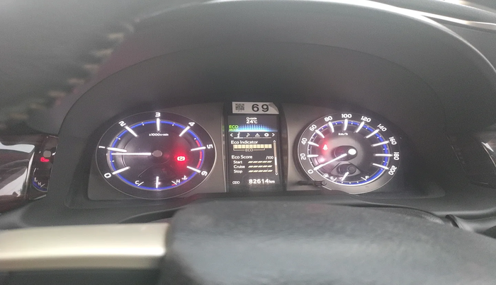 2017 Toyota Innova Crysta 2.4 VX 8 STR, Diesel, Manual, 82,614 km, interior