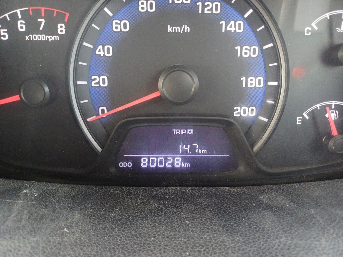 2014 Hyundai Xcent S 1.2, Petrol, Manual, 82,005 km, interior
