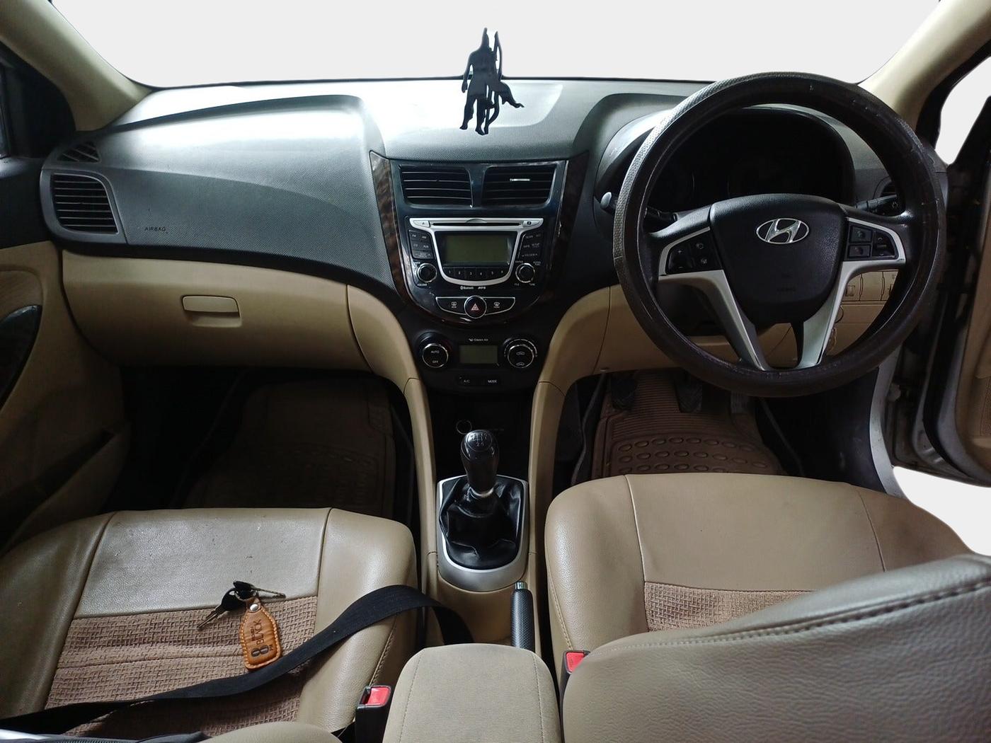 2012 Hyundai Verna FLUIDIC 1.6 VTVT SX, Petrol, Manual, 66,755 km, interior