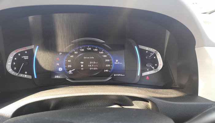 2022 Hyundai Creta SX (O) AT 1.5 DIESEL, Diesel, Automatic, 81,596 km, interior