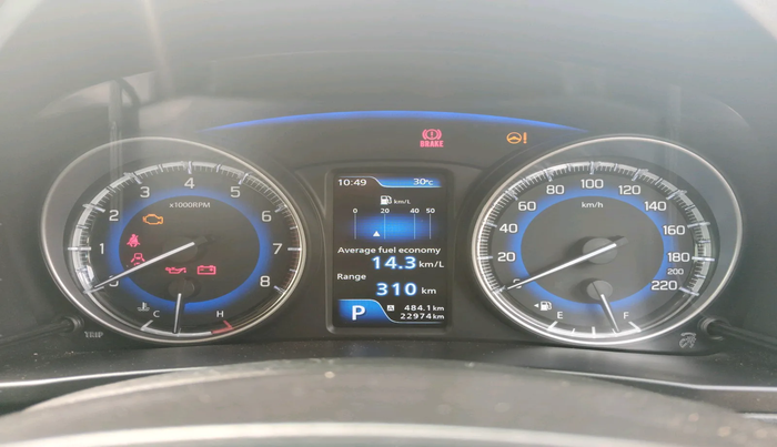 2019 Toyota Glanza V CVT, Petrol, Automatic, 22,974 km, interior