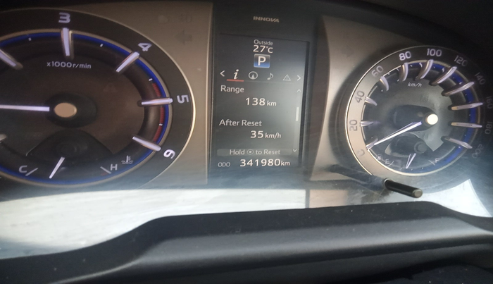 2017 Toyota Innova Crysta 2.8 ZX AT 7 STR, Diesel, Automatic, 3,41,980 km, interior