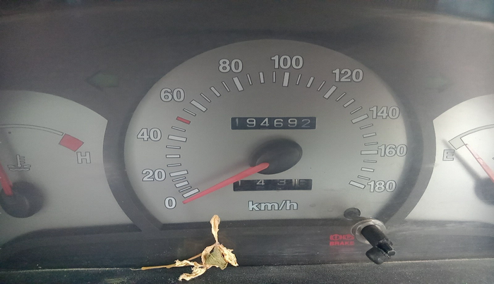 2010 Hyundai Santro Xing GLS LPG, Petrol, Manual, 1,94,692 km, interior