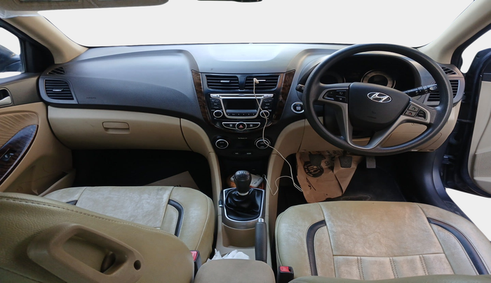 2015 Hyundai Verna FLUIDIC 4S 1.6 VTVT S(O), Petrol, Manual, 53,341 km, interior