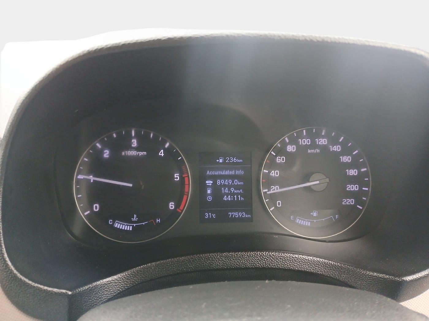 2018 Hyundai Creta SX (O) 1.6 DIESEL, Diesel, Manual, 77,593 km, interior