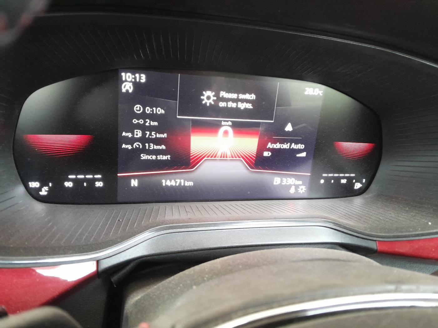 2024 Skoda KUSHAQ MONTE CARLO 1.0L TSI AT, Petrol, Automatic, 14,471 km, interior