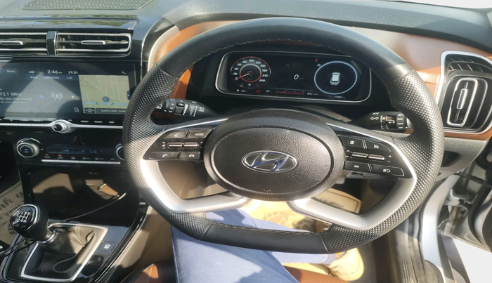 2023 Hyundai ALCAZAR PLATINUM 1.5 TURBO PETROL MT 7STR, Petrol, Manual, 11,401 km, interior