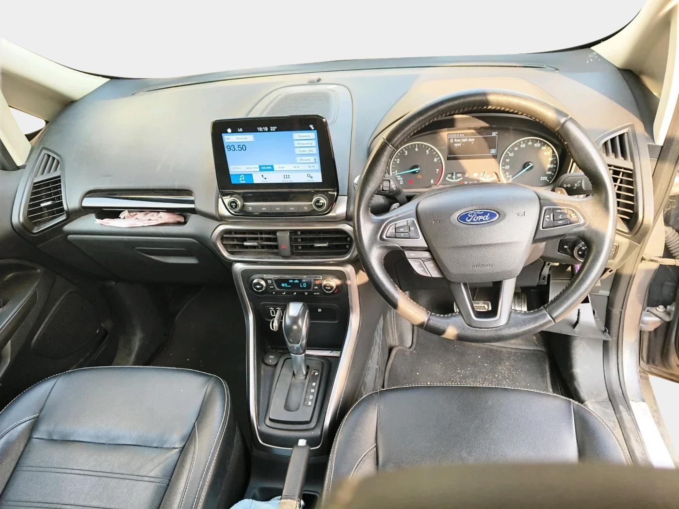 2019 Ford Ecosport TITANIUM + 1.5L PETROL AT, Petrol, Automatic, 24,250 km, interior