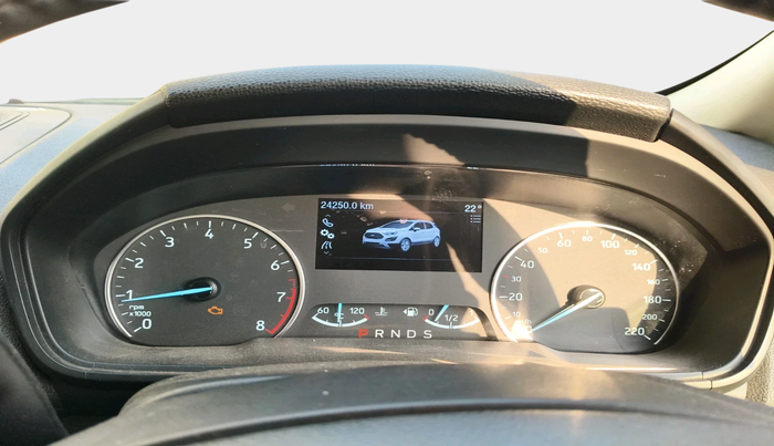 2019 Ford Ecosport TITANIUM + 1.5L PETROL AT, Petrol, Automatic, 24,250 km, interior