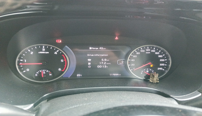 2019 KIA SELTOS HTX PLUS 1.5 DIESEL, Diesel, Manual, 1,17,894 km, interior