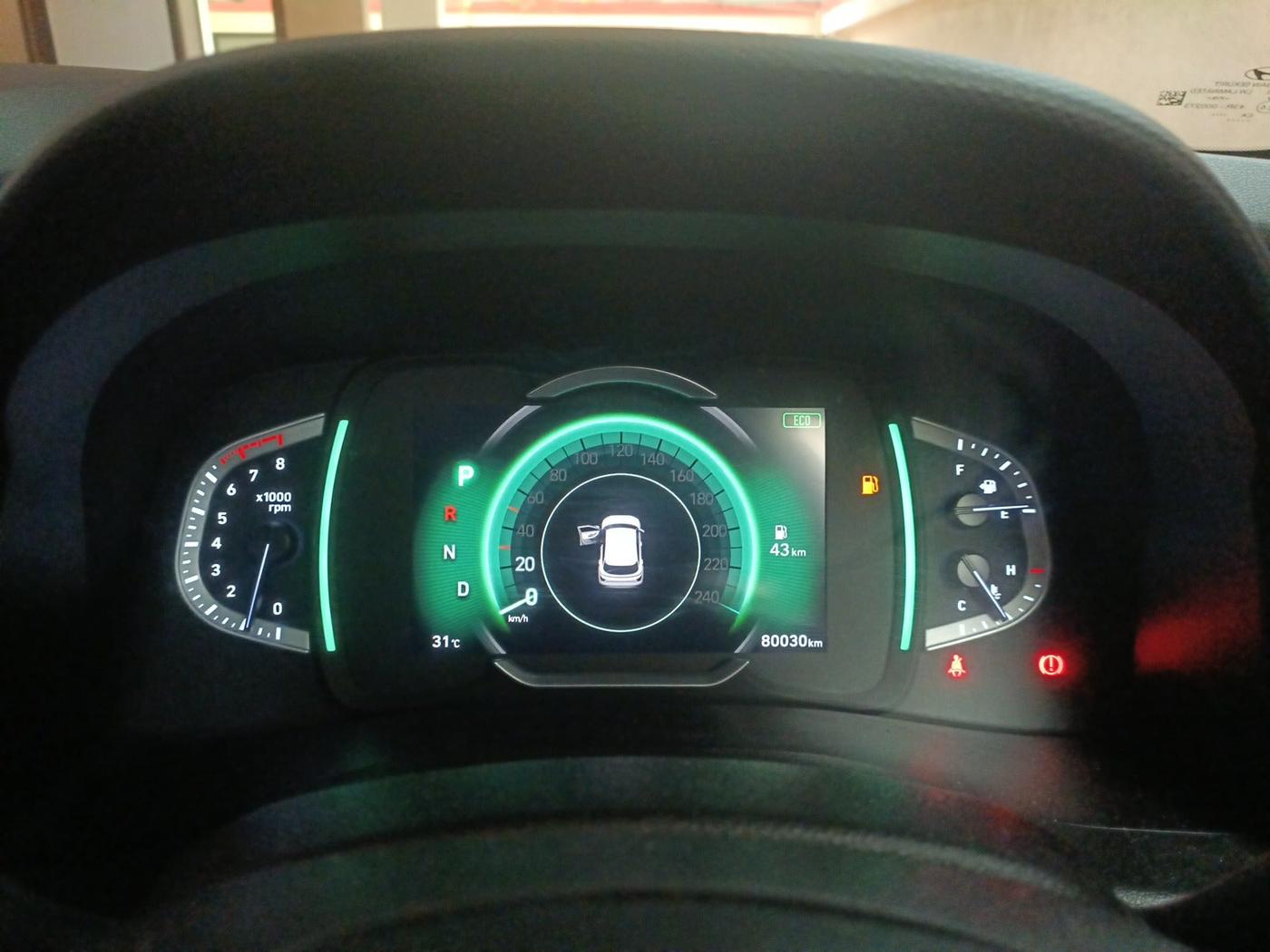 2020 Hyundai Creta SX (O) 1.4 TURBO DCT, Petrol, Automatic, 82,500 km, interior