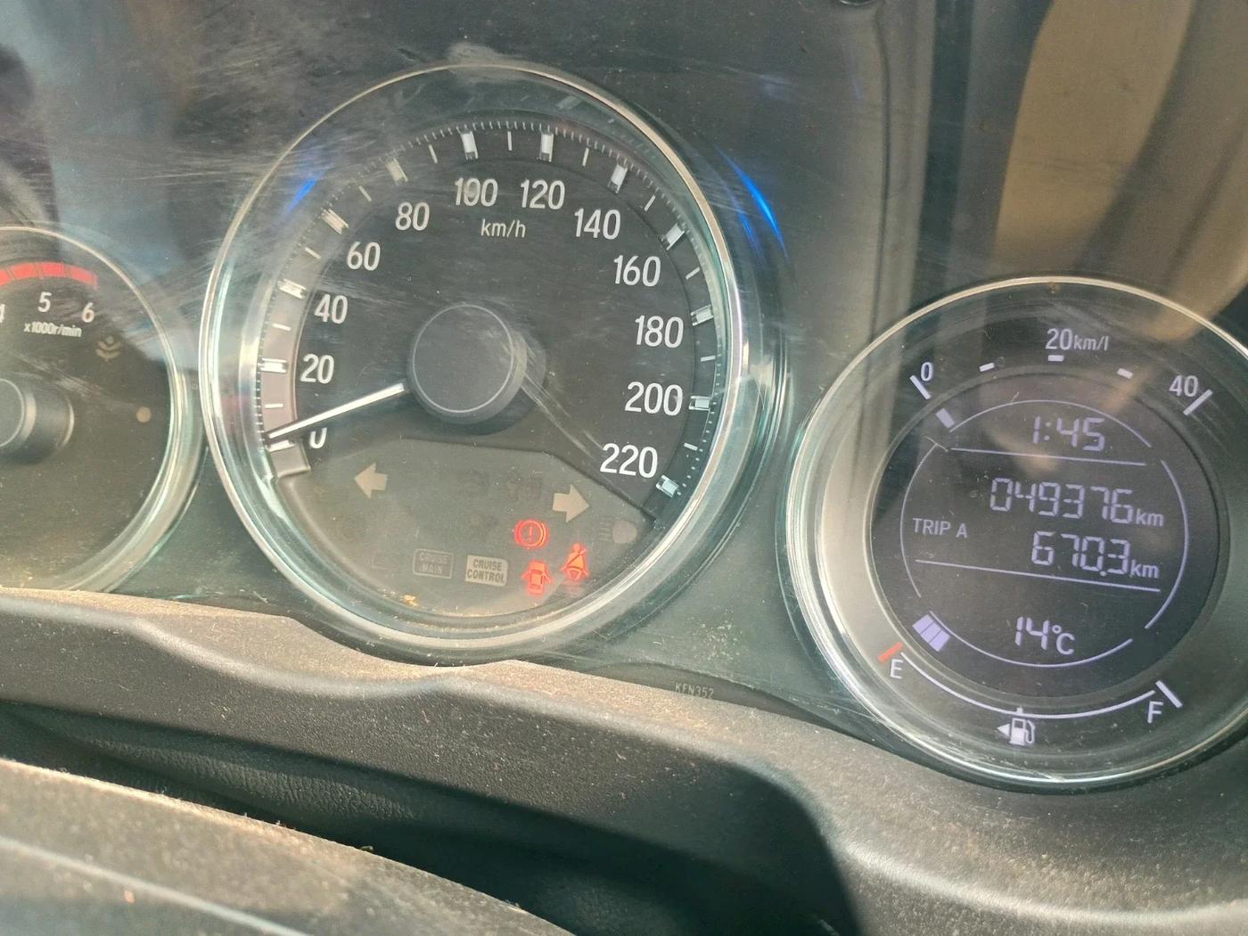 2019 Honda City 1.5L I-DTEC ZX, Diesel, Manual, 49,376 km, interior