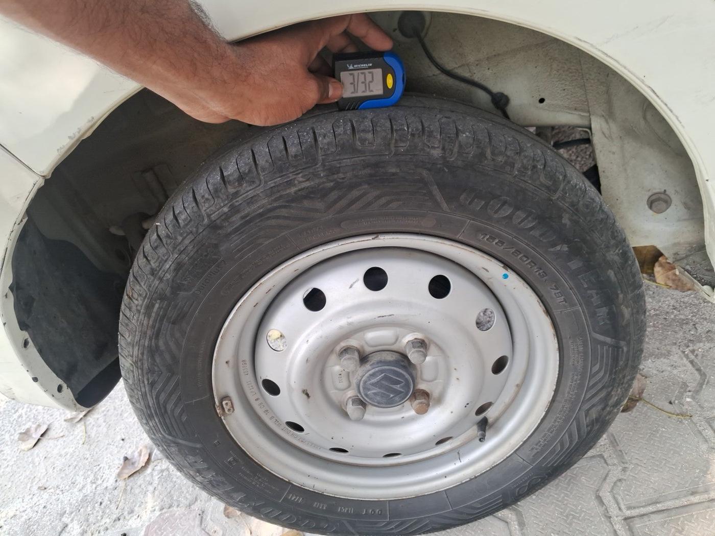 2019 Maruti Celerio TOUR H2 CNG, Petrol, Manual, 1,12,125 km, tyre
