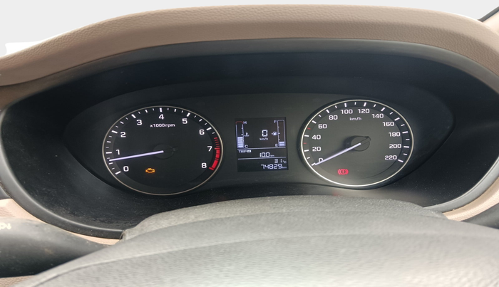 2016 Hyundai Elite i20 SPORTZ 1.2, Petrol, Manual, 74,829 km, interior