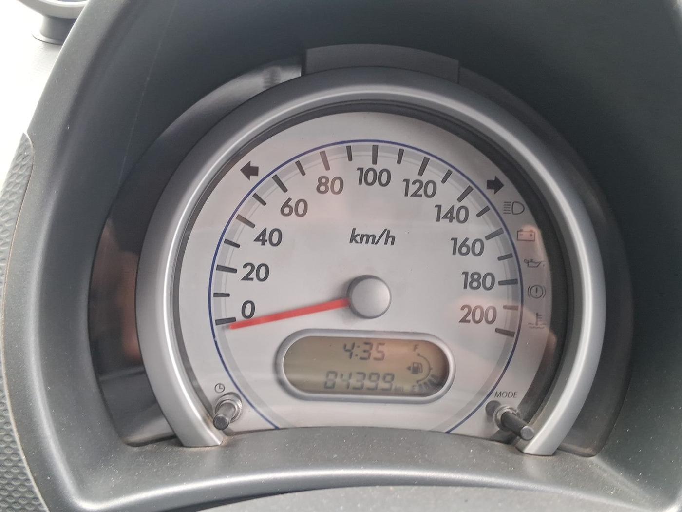 2010 Maruti Ritz VXI, Petrol, Manual, 84,399 km, interior