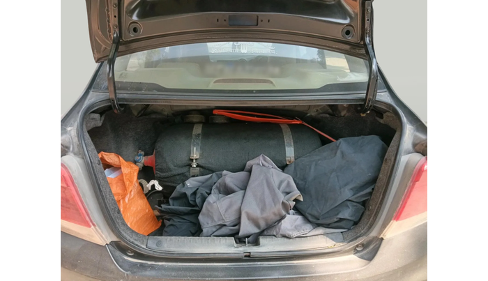 2015 Honda Amaze 1.2L I-VTEC S, CNG, Manual, 1,60,230 km, exterior