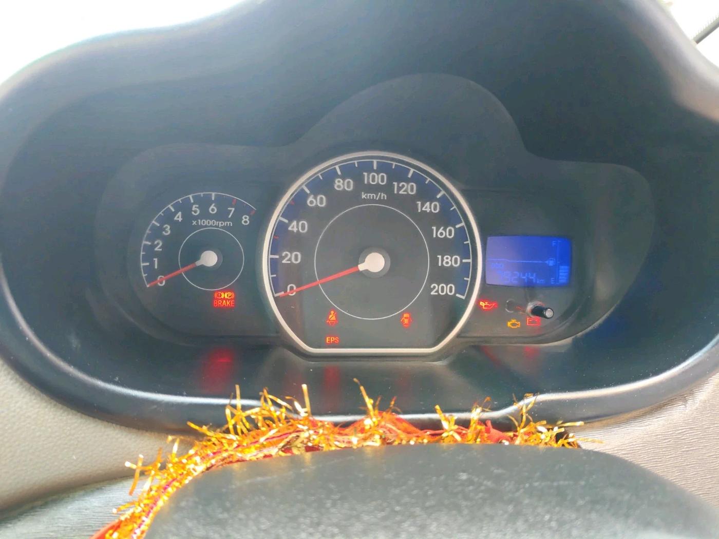 2011 Hyundai i10 MAGNA 1.2, CNG, Manual, 79,244 km, interior