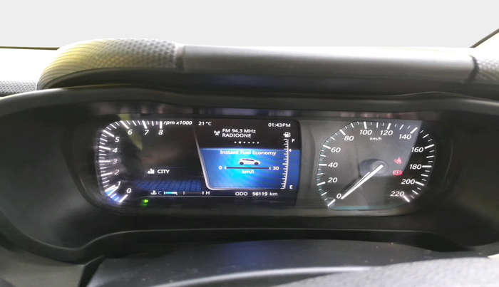 2021 Tata ALTROZ XZ PLUS I-TURBO PETROL, Petrol, Manual, 56,119 km, interior