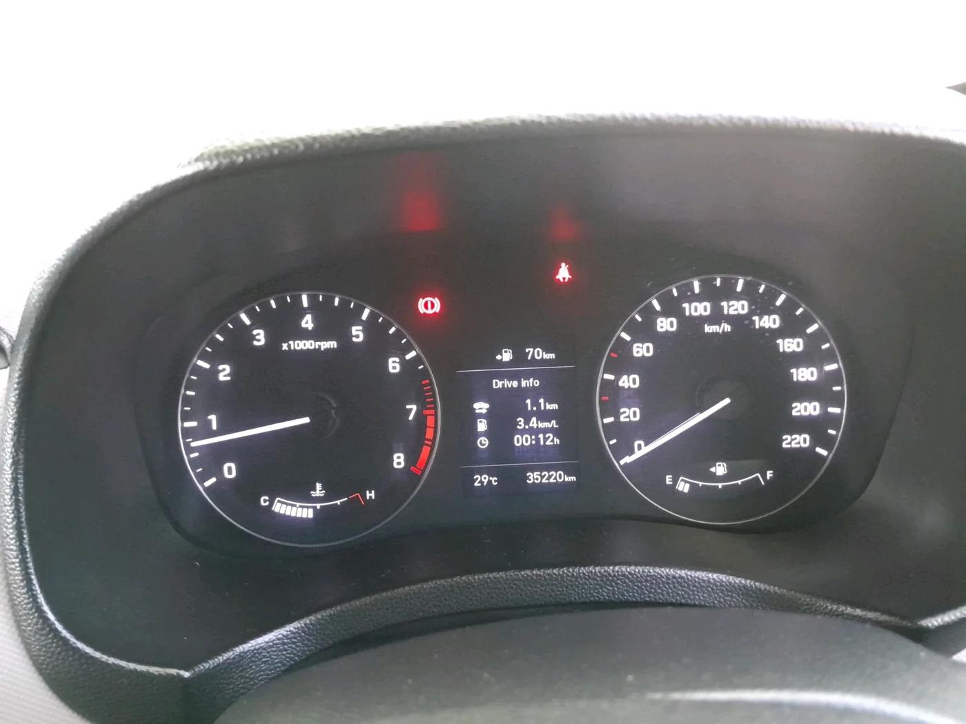2018 Hyundai Creta SX (O) 1.6 PETROL, Petrol, Manual, 35,220 km, interior