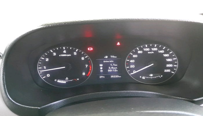 2018 Hyundai Creta SX (O) 1.6 PETROL, Petrol, Manual, 35,220 km, interior