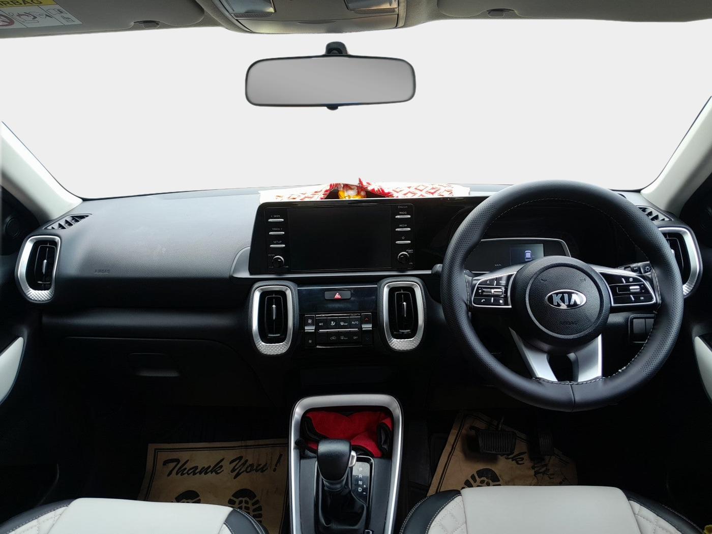 2021 KIA SONET HTK PLUS 1.5 AT, Diesel, Automatic, 60,556 km, interior