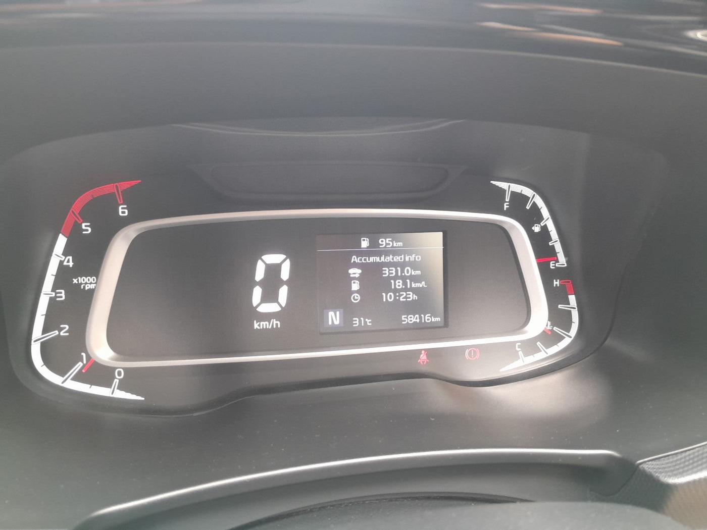 2021 KIA SONET HTK PLUS 1.5 AT, Diesel, Automatic, 60,556 km, interior