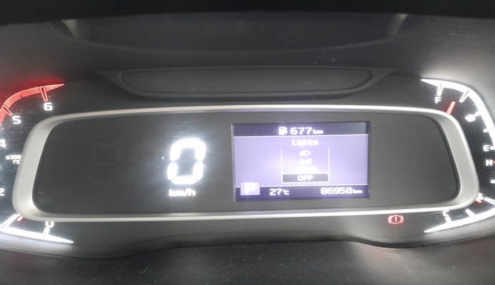 2022 KIA SONET HTX 1.5 AT, Diesel, Automatic, 86,958 km, interior