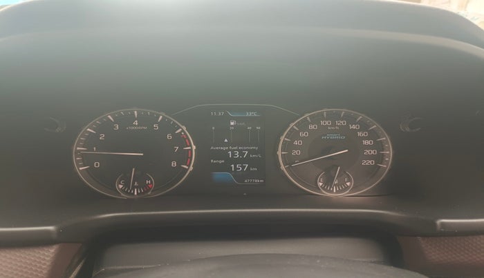 2023 Maruti BREZZA ZXI + SMART HYBRID, Petrol, Manual, 47,778 km, interior