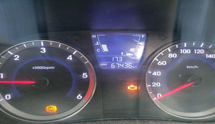 2013 Hyundai Verna FLUIDIC 1.4 CRDI EX, Diesel, Manual, 85,588 km, interior