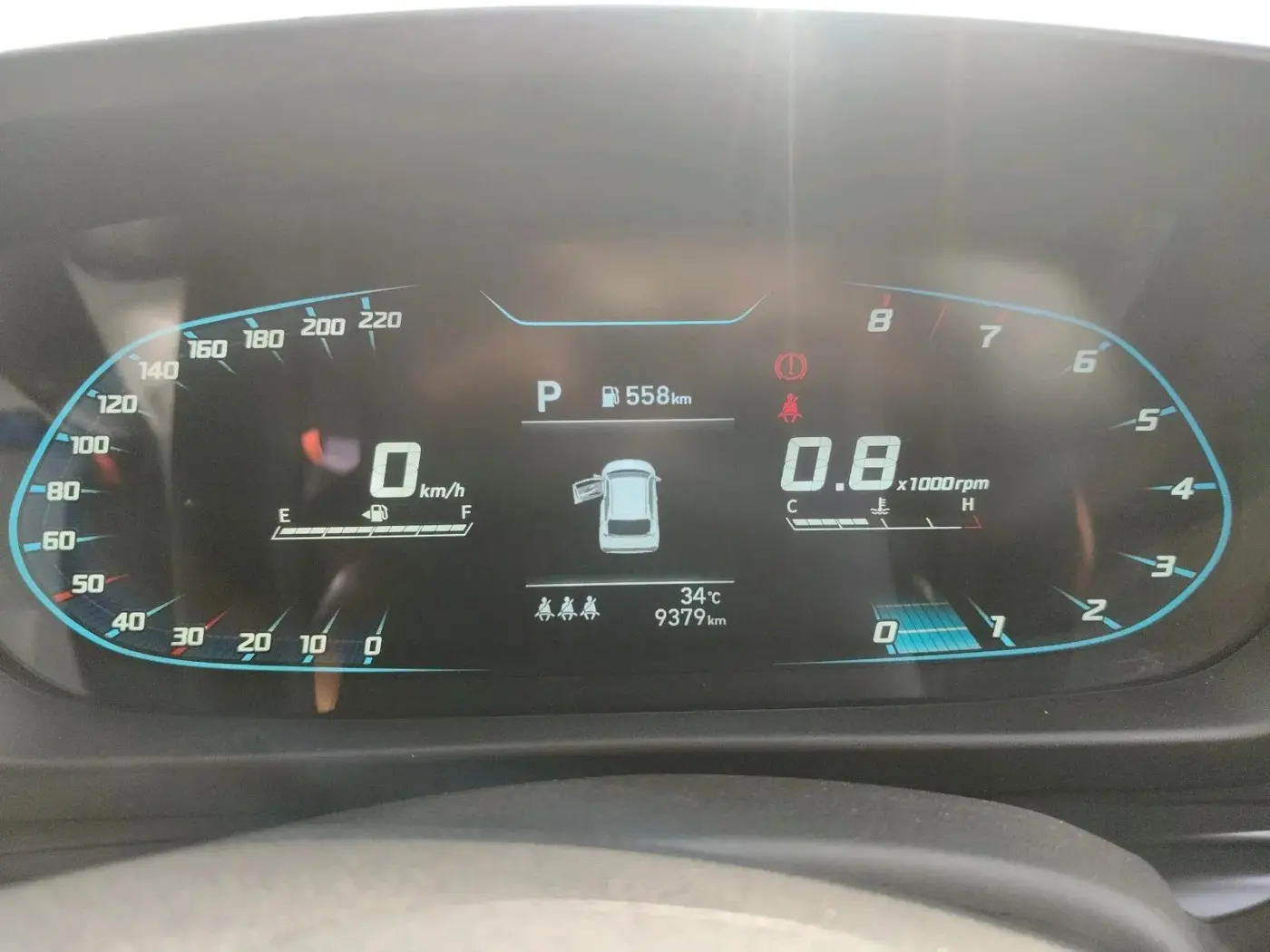 2024 Hyundai NEW I20 SPORTZ 1.2 IVT, Petrol, Automatic, 9,379 km, interior