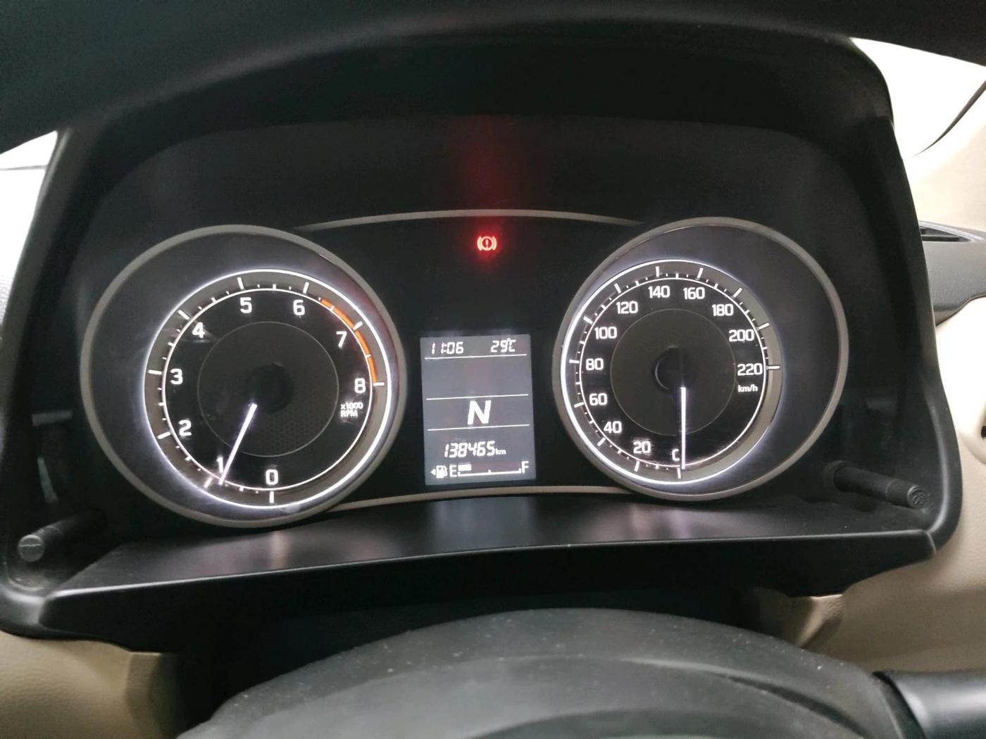 2017 Maruti Dzire ZXI PLUS AMT, Petrol, Automatic, 1,38,465 km, interior