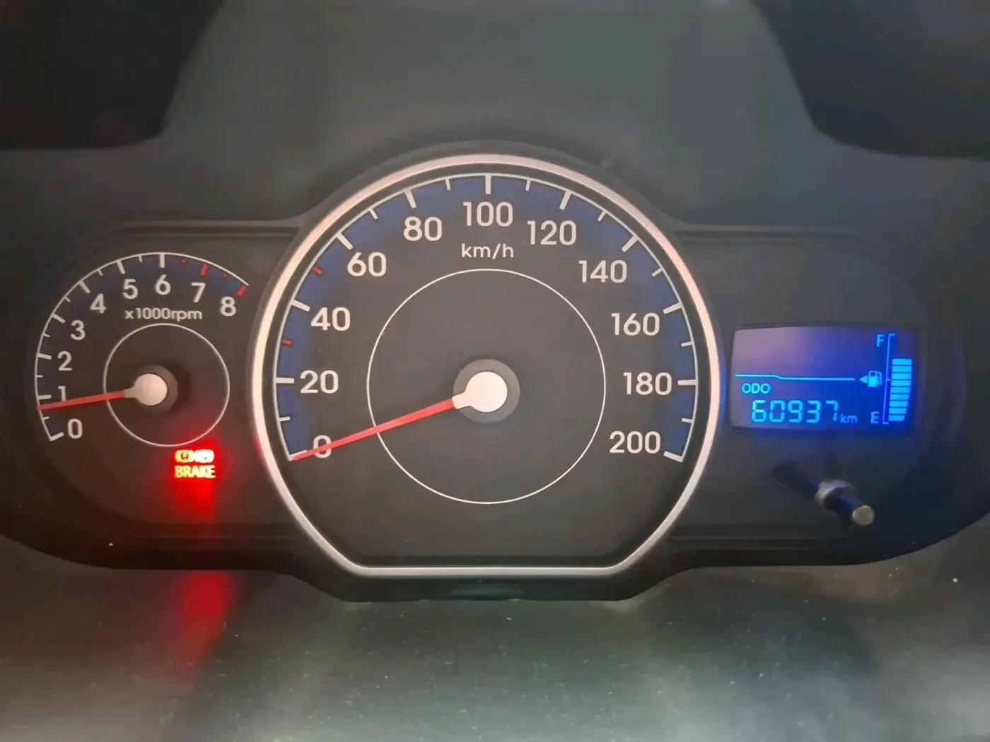 2011 Hyundai i10 MAGNA 1.2, Petrol, Manual, 60,937 km, interior