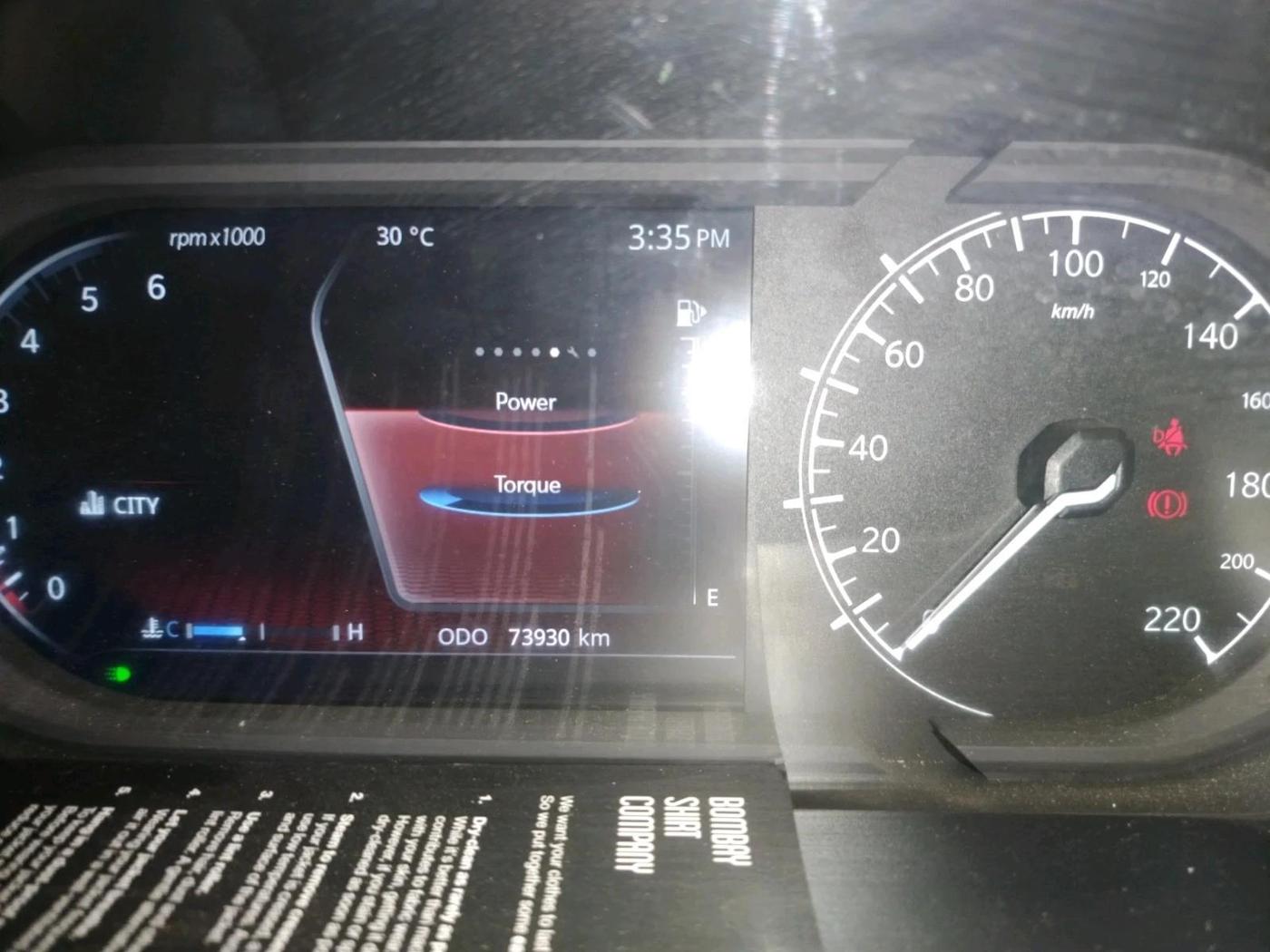 2019 Tata Harrier XZ 2.0L, Diesel, Manual, 73,930 km, interior