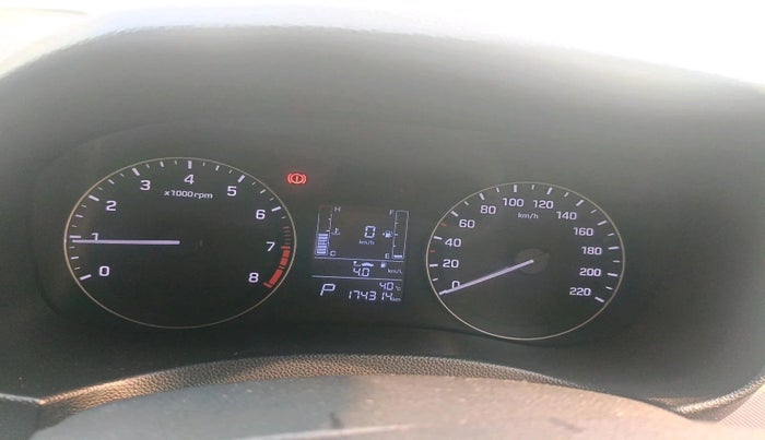 2018 Hyundai Creta SX AT 1.6 PETROL, Petrol, Automatic, 1,74,314 km, interior