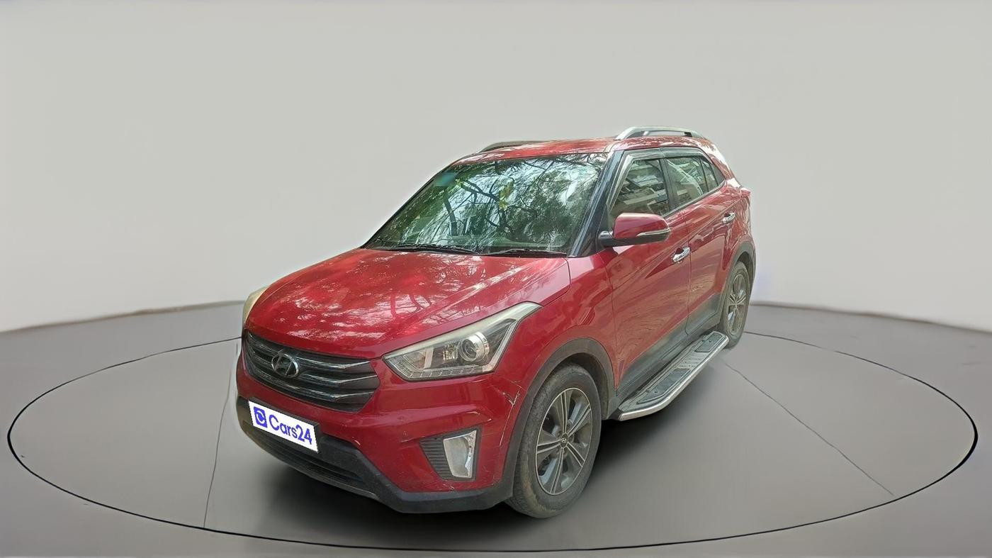 2017 Hyundai Creta SX PLUS AT 1.6 DIESEL, Diesel, Automatic, 1,00,370 km, exterior
