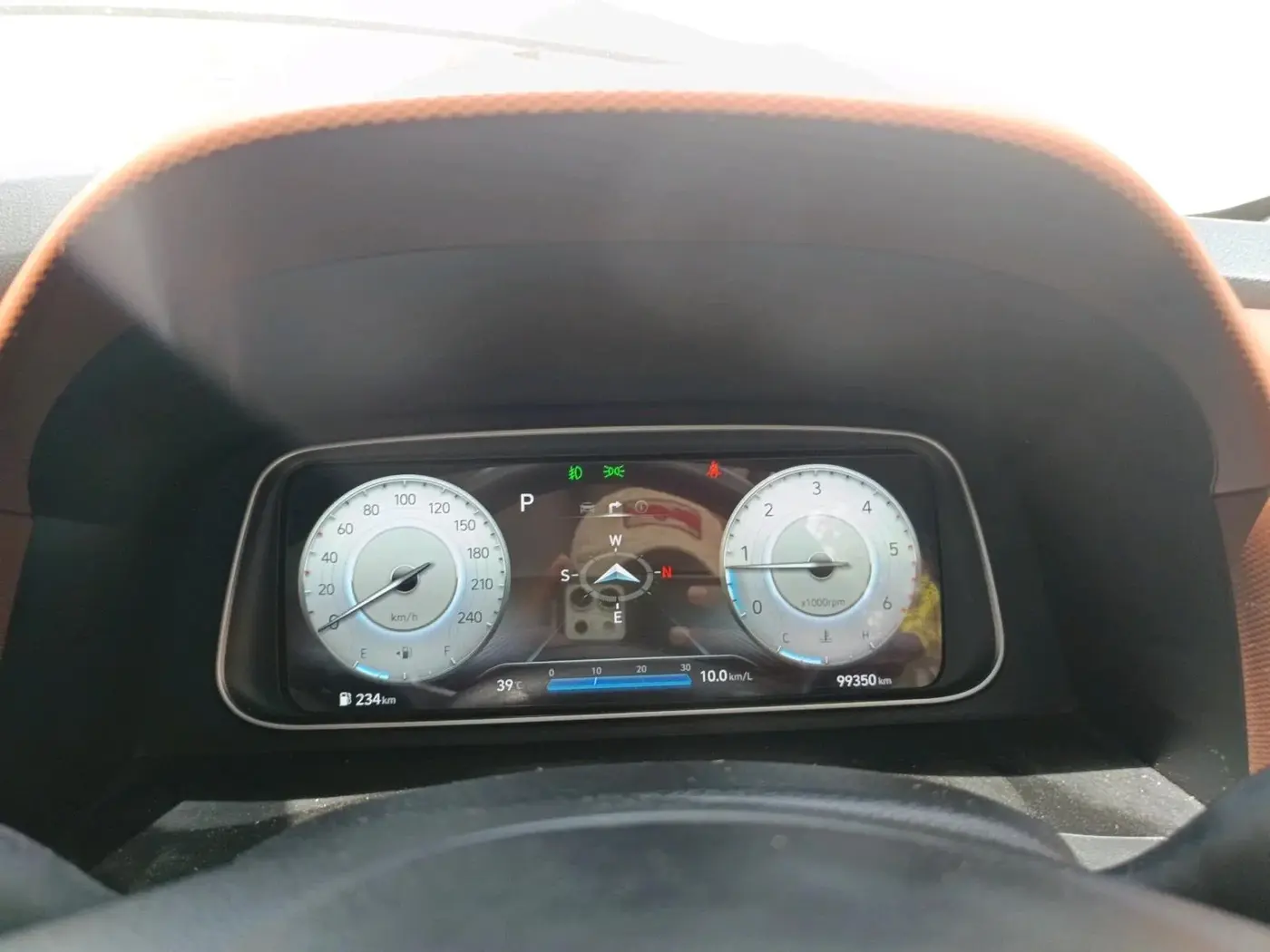 2021 Hyundai ALCAZAR PLATINUM(O) 6STR 1.5 AT, Diesel, Automatic, 99,350 km, interior