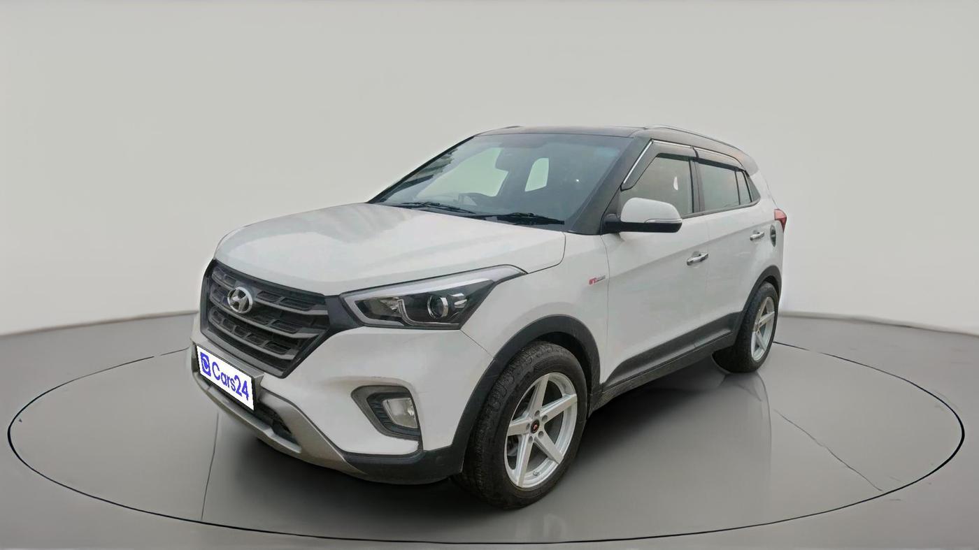 2018 Hyundai Creta SX AT 1.6 PETROL, Petrol, Automatic, 1,24,833 km, exterior