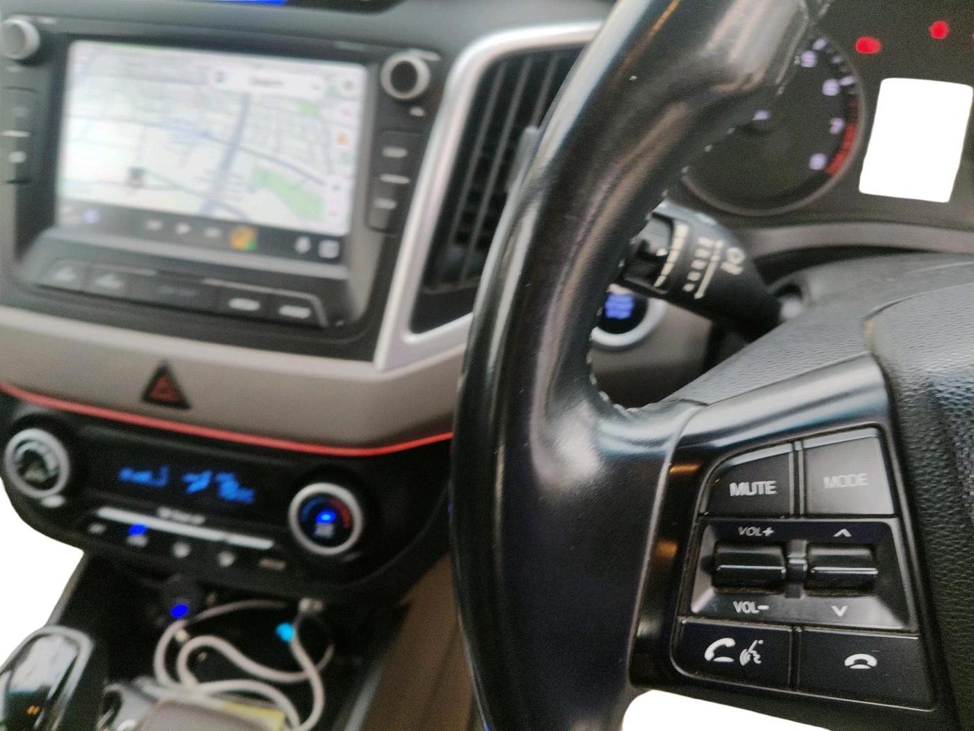 2018 Hyundai Creta SX AT 1.6 PETROL, Petrol, Automatic, 1,24,833 km, interior